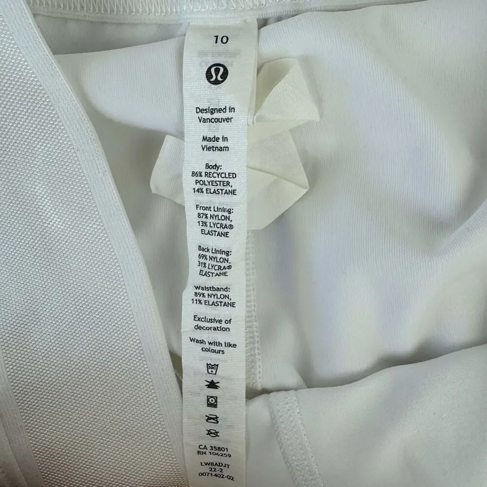 Lululemon Court Rival High-Rise Skirt Sz 10 Long - Transverse Lilac Multi - Picture 8 of 10